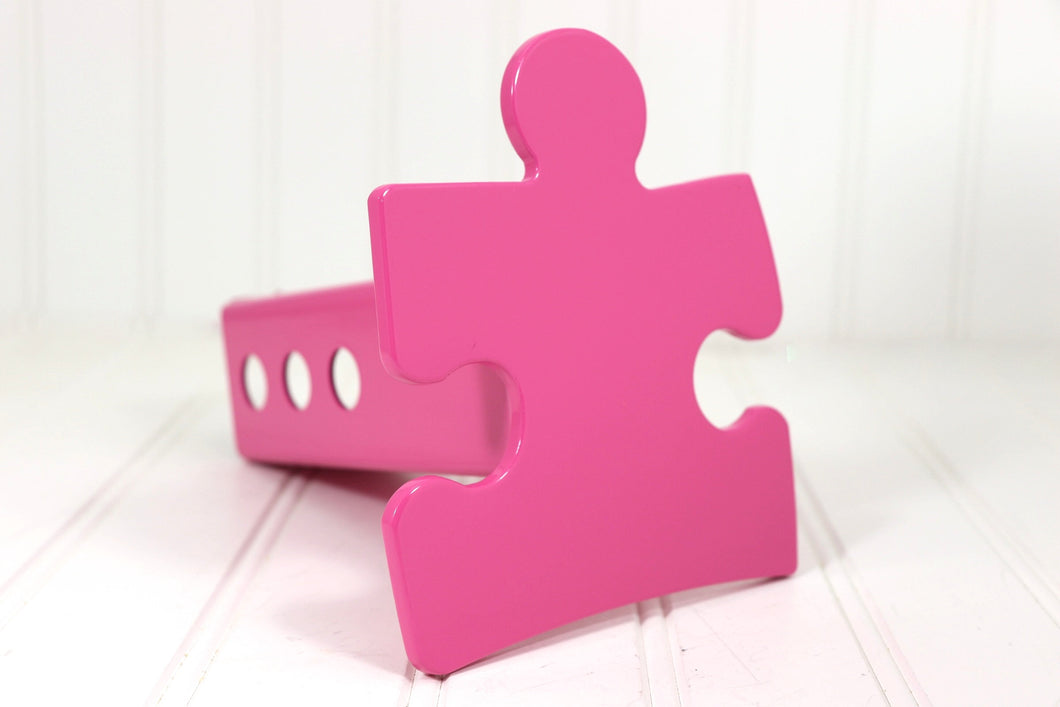 Pink Autism Puzzle Piece Hitch Cover, Free Shipping
