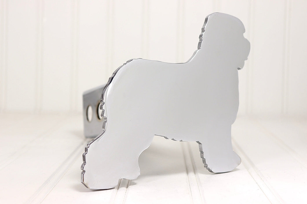 Chrome Old English Sheepdog Hitch Cover, Free Shipping