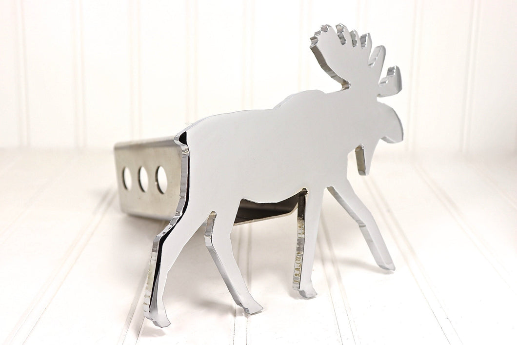 Chrome Moose Hitch Cover, Free Shipping