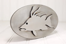 Load image into Gallery viewer, Stainless Steel Hogfish Hitch Cover, Free Shipping

