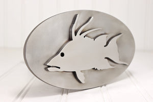 Stainless Steel Hogfish Hitch Cover, Free Shipping