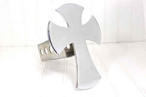 Chrome Cross Hitch Cover, Free Shipping