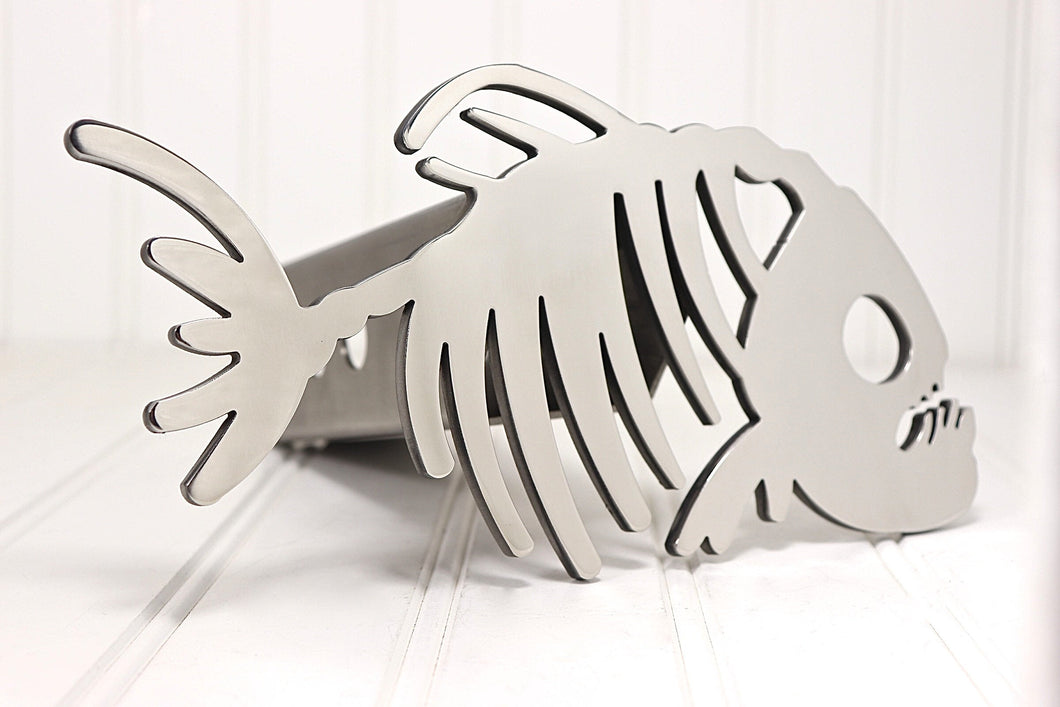 Stainless Piranha Hitch Cover, Free Shipping