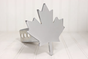 Chrome Canadian Maple Leaf Hitch Cover, Free Shipping