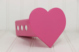 Pink Heart Hitch Cover – Fits 2” Hitch Receiver – Free Shipping