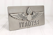 Load image into Gallery viewer, Stainless Steel Navy Aviation Ordnance IYAOYAS Hitch Cover, Free Shipping
