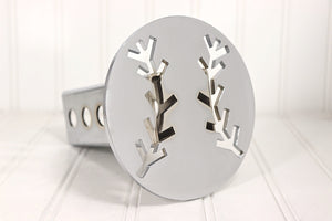 Chrome Baseball Hitch Cover, Free Shipping