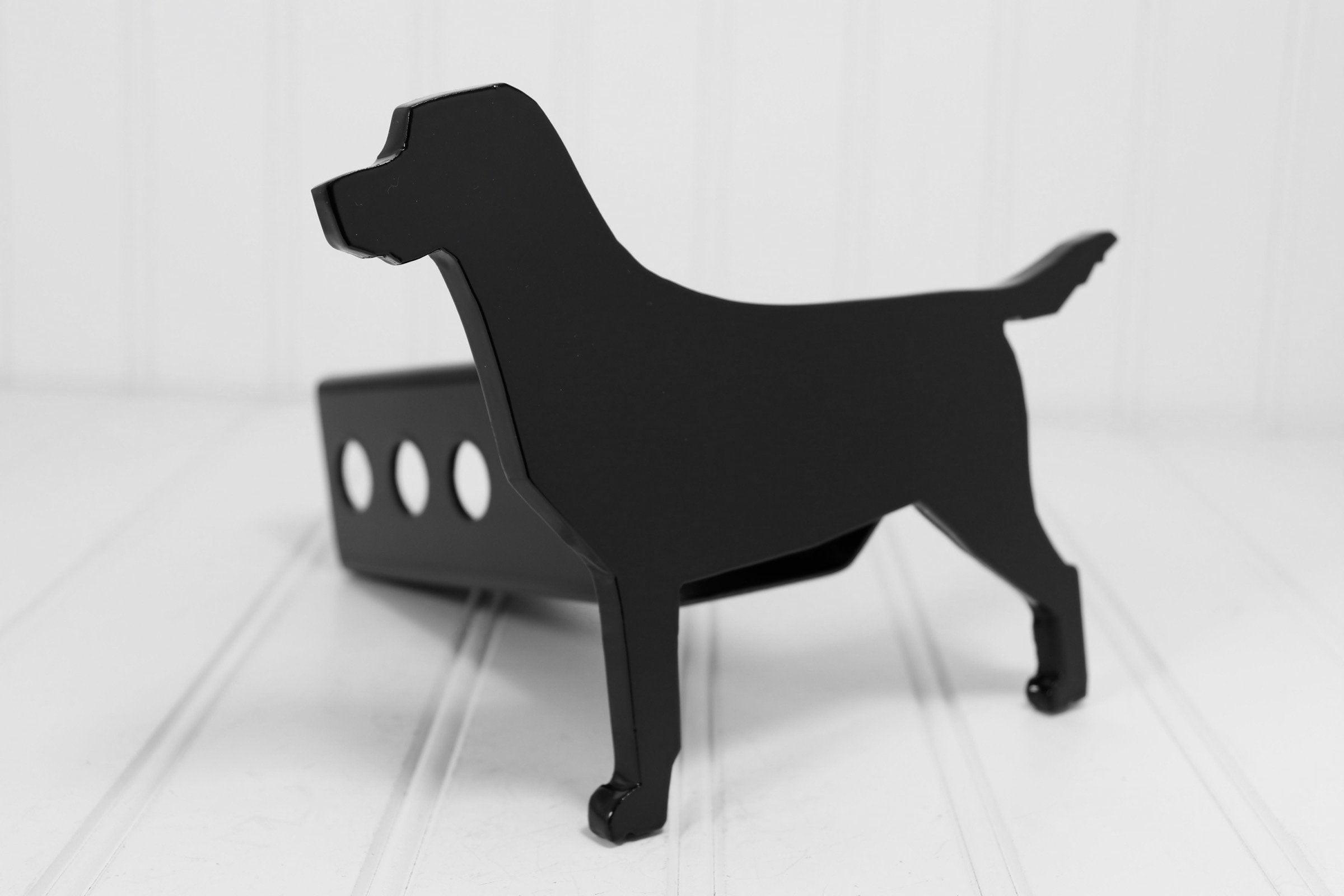 Matte Black Labrador Hitch Cover, Free Shipping