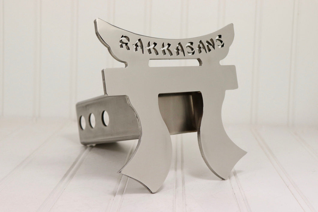Stainless Steel RAKKASANS Hitch Cover, Free Shipping